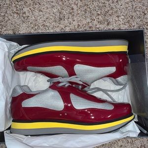 Prada Sport Vernice Bike Sneaker
